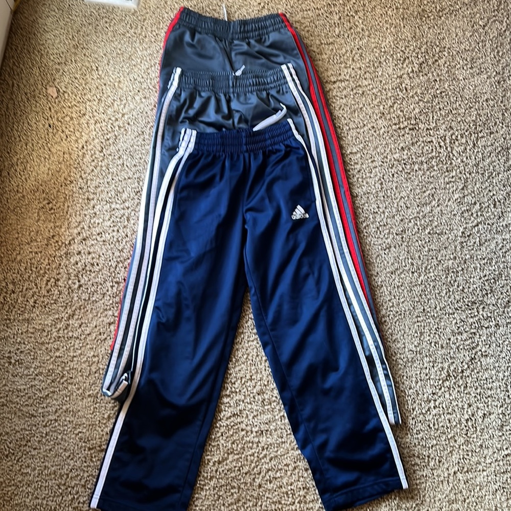 Lot of 3 Boys Adidas Athletic Pants Size small 8